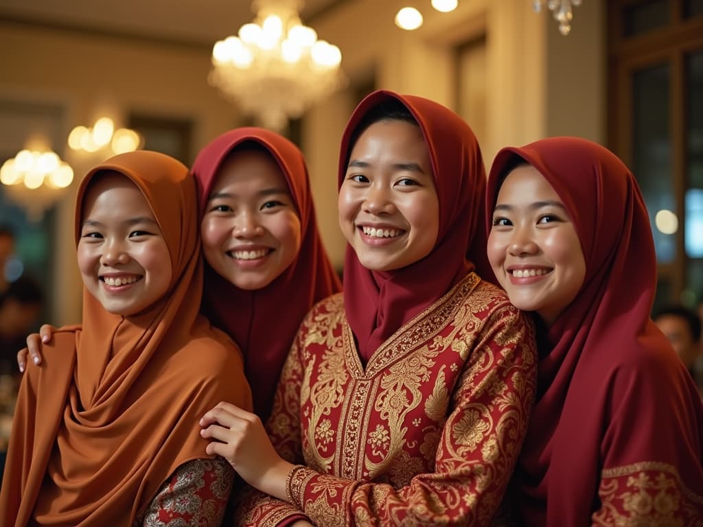 Inspirasi pakaian keluarga pengantin yang serasi untuk majlis perkahwinan